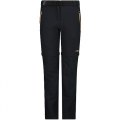 Pantaloni Accorciabili Trekking Junior CMP GIRL ZIP OFF PANT STRETCH 3T51445 10UT ANTRACITE