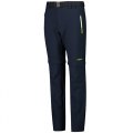 PANTALONI TREKKING BAMBINO CMP BOY ZIP OFF PANT 3T51644 01NN BLU