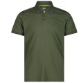 Maglia Trekking CMP MAN POLO PIQUET 3T60077 E319 OIL GREEN