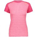 Maglia  Trekking Manica Corta Donna CMP WOMAN T-SHIRT STRETCH MELANGE 30T7556 B357