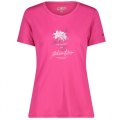 Maglia  Trekking Manica Corta Donna CMP WOMAN T-SHIRT 38T6656 25HL GERANEO