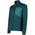 PILE UOMO CMP MAN JACKET MELANGE GRID TECH STRETCH 35G6777 E983 ALPINE