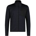 Pile CMP MAN JACKET MELANGE GRID TECH STRETCH 35G6777 U817 ANTRACITE