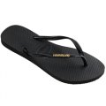 Ciabatte Infradito HAVAIANAS SLIM LOGO METALLIC 4119875 1924 BLACK