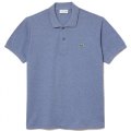 Maglia POLO LACOSTE CLASSIC FIT MELANGE L1264 1GF BLEU CHINE'