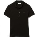 LACOSTE POLO DONNA STRETCH SLIM FIT PF5462 031 NOIR