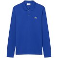 Maglia POLO MANICA LUNGA LACOSTE CLASSIC FIT MELANGE L1313 JPR BLEU CHINE'