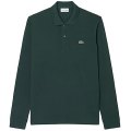 Maglia POLO MANICA LUNGA LACOSTE CLASSIC FIT MELANGE L1313 RV4 VERT FONCE'