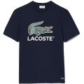 LACOSTE TH1285 166 MARINE - Maglietta T-shirt