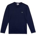 LACOSTE TH6712 166 MARINE - Maglietta Manica Lunga