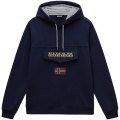 Felpa con Cappuccio NAPAPIJRI BURGEE WINTER 4 NP0A892T176 BLU MARINE