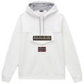 Felpa con Cappuccio NAPAPIJRI BURGEE WINTER 4 NP0A892T206 WHITE HERON