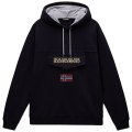 Felpa con Cappuccio NAPAPIJRI BURGEE WINTER 4 NP0A892T941 BLACK BEAUTY