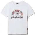NAPAPIJRI S-TURIN 4G34002 BRIGHT WHITE - Maglietta T-shirt