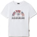 NAPAPIJRI S-TURIN 4G34002 BRIGHT WHITE - Maglietta T-shirt
