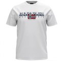 NAPAPIJRI S-AYLMER NA4HTO002 BRIGHT WHITE - Maglietta T-shirt