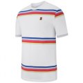 Maglia Tennis NIKE COURT TEE HERITAGE STRIPE AO1148 100