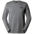 THE NORTH FACE M LS SIMPLE DOME TEE NF0A87QNDYY - Maglia Manica Lunga