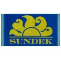 Telo Mare Spugna SUNDEK NEW CLASSIC LOGO TOWEL AM312ATC1050 00110 SAPHIRE