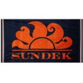 Telo Mare Spugna SUNDEK NEW CLASSIC LOGO TOWEL AM312ATC1050 00724 NAVY 24