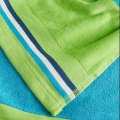 TELO MARE SPUGNA SUNDEK NEW CLASSIC LOGO TOWEL AM312ATC1050 24813 FLUO GREEN