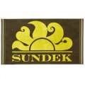 Telo Mare Spugna SUNDEK NEW CLASSIC LOGO TOWEL AM312ATC1050 30208 DARK ARMY GREEN