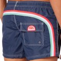 SUNDEK M504BDP0300 00724 BOARDSHORT RAINBOW ELASTIC WAIST 14" costume uomo boxer